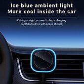 billige Trådløse ladere-qi2 15w magnetisk bilholder trådløs lader stativ for iPhone 15 16 pro max lading for magsafe billader led innotree