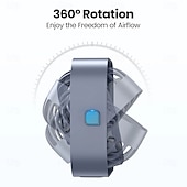 رخيصةأون المراوح-مروحة توبك ميني المحمولة بمنفذ USB لمكتب الطاولة مع تدفق هواء قوي &amp;مروحة قائمة ذات 3 سرعات دوران 360 درجة، تعمل بهدوء، مناسبة للغرفة والمنزل