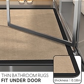 Недорогие Абсорбирующий коврик для ванной-Коврик для ванной, мягкий, из диатомита, абсорбирующий, быстросохнущий, нескользящий, коврик для туалета, коврик для душевой комнаты, прихожей, туалетной комнаты, ковер для двери