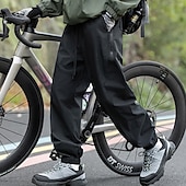 preiswerte Unterteile-Herren Cargohosen Wanderhosen Jogginghose Regenhose zum Wandern Winter Außen Normale Passform Wasserdicht Winddicht Unterteile Kordelzug Tasche Elastischer Bund Dunkelgrau Schwarz Camping / Wandern