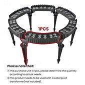 ieftine Lumini de peisaj-1 buc lampă de îmbrățișare a copacilor - iluminat peisagistic de grădină de 12w - iluminat peisagistic de grădină, lumini LED de sol pentru exterior, lumină impermeabilă de îmbrățișare a copacilor pentru curte, terasă