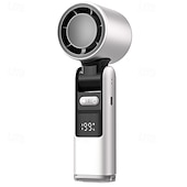cheap Fans-Handheld Small Fan Portable New Charging Turbo Outdoor High-speed Cooling Fan