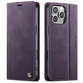 cheap iPhone Cases-Phone Case For iPhone 16 Pro Max Plus iPhone 15 14 Pro Max Plus iPhone 13 12 Pro Max Mini Wallet Case with Stand Holder Magnetic Card Slot Retro TPU PU Leather
