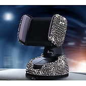 abordables Service de Véhicule-Support de téléphone réglable pour voiture, support de ventilation bling, ventouse multifonction, support rotatif pour tableau de bord, support de téléphone portable pour la navigation dans