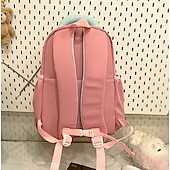 お買い得  子供とティーンのバックパック-かわいい十代の女の子用スクールバックパック、装飾チャーム付き - 新学期や普段使いに最適な軽量パステルカラーのブックバッグ