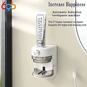 cheap Household Appliances-Automatic Toothpaste Dispenser Wall Mounted Electric Toothpaste Squeezer for Kids and Adults for Bathroom