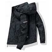 abordables Chaquetas impermeables-Hombre Cortavientos Chaqueta Chaqueta para senderismo Chaqueta rígida Al aire libre Impermeable Resistente al Viento Trajes de senderismo Ropa de senderismo Primavera Otoño Camiseta Camping