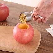levne Kuchyňské náčiní a pomůcky-2dílný multifunkční kuchyňský nástroj z nerezové oceli na oddělování jader jablek a hrušek, sada na odstraňování jader ovoce z jablek, hrušek, asijských hrušek – snadný odstraňovač jader pro domácí