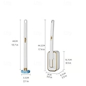 levne Koupelnové pomůcky-Nástěnná inovativní sada toaletních kartáčů s 36 dílnými náhradními hlavicemi, dlouhá rukojeť, jednorázový čistič koupelny, závěsný čistič toalet, hygienický čisticí kartáč na toalety a do domácnosti