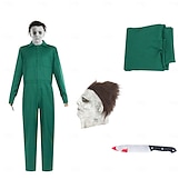 levne Klasický horor-Michael Myers předvečer Všech svatých Maska Kostým Kombinéza předvečer Všech svatých Horor Strašidelný kostým Dospělé Pánské předvečer Všech svatých Karneval Výkon Párty Jednoduché Halloweensk