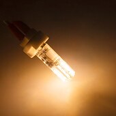 Недорогие Светодиодные двухконтактные лампы-Светодиодные лампы G4 переменного/постоянного тока 12 В 1,2 Вт T3 10 Вт, галогенные лампы JC типа G4 с двухштырьковым цоколем, белый, теплый белый цвет для ландшафтных люстр под шкафами, для освещения