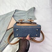 economico Zaini per Bambini e Adolescenti-Graziosa borsa a tracolla con fiocco per ragazze: piccola borsa a tracolla in tela e PU per la scuola, le gite del fine settimana e l'abbigliamento casual