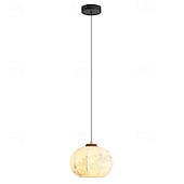 cheap Island Lights-Country Nature Inspired Pendant Light, Fabric Material, 20cm Height, Warm White/White Light, E26 E27, Adjustable Chain