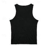 abordables Camisetas sin mangas de gimnasio-Hombre Camiseta sin mangas Chaleco Camisetas Interiores Camisa sin mangas Sin Mangas Cuello redondo Cuchara Verano Color sólido Plano Moda Básico Clásico 4 Piezas Calle Casual Deportes A B C Camiseta