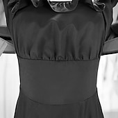 abordables Robe-Médiéval Renaissance 18ème Siècle Robe Taille Empire Robe inspirée de la Régence Elfe Ligne A Femmes Fantaisie Halloween Carnaval Vacances Décontracté Quotidien LARP Adultes Robe
