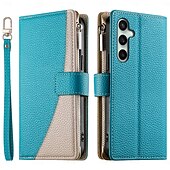 baratos Capa Samsung-telefone Capinha Para Samsung Galaxy S25 S25 Mais S25 Ultra S24 Ultra S24 Plus S24 S24 Ultra Plus A55 A35 A25 A15 5G Capa para Cartão Wallet Suporte para Alianças Proteção de corpo inteiro com cordão