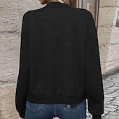 cheap Casual Jackets-Women&#039;s Casual Jacket Sport Jacket Textured Jackets Office / Career Daily Wear Going out Fall Regular Coat Stand Collar Regular Fit Warm Vintage Style Lady Casual Jacket Long Sleeve non-printing