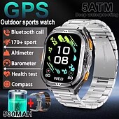 abordables Montres connectées-X5 Montre intelligente 1.96 pouce Smartwatch Montre Connectée Bluetooth Rappel d&#039;appel Moniteur d&#039;Activité Moniteur de Fréquence Cardiaque Rappel sédentaire Trouver mon Appareil Compatible avec