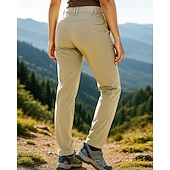 זול תחתונים-בגדי ריקוד נשים מכנסי קרגו מכנסיים לטיולי הליכה מכנסי טיולים לגשם אביב סתיו חיצוני רגיל עמיד למים עמיד קל משקל תחתיות כיס שחור חאקי מחנאות וטיולים ריצה S M L XL XXL