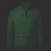 preiswerte Herrenpullover-Herren Pullover Pullover mit Viertelreißverschluss Strickpullover Zopfmuster Stricken Normale Oberteile Gestrickt Einfach Viertelreißverschluss Mode Lässig Urlaub Alltagskleidung Bekleidung Herbst