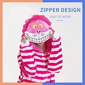 お買い得  動物のコスチューム-カーニバルコスチューム 2026 きぐるみパジャマ ファンシーコスチューム ワンジーコスチューム アニマル 猫 カトゥーン あたたか パジャマ 面白いコスチューム 成人 男女兼用(儿童不要选这个) 男女兼用 ハロウィーン カーニバル パーティー 性能 部屋着 ドレスアップ