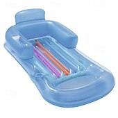 cheap Outdoor Activity-Floating Bed Inflatable Pool Float Summer Outdoor Inflatable Beach Swimming Pool Float Water LoungerPortable Inflatable ReclinerComfortable Floating Bed &amp; Floating Chair Pool Raft for Adult