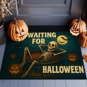 abordables Habitación de Halloween-Rectangular 2 mm Felpudos Máquina Poliéster Antideslizante Moderno Víspera de Todos los Santos