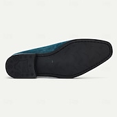 Χαμηλού Κόστους Δερμάτινα Loafers Premium-Ανδρικά Σουέντ Δερμάτινα Μοκασίνια σε Τυπικό Σχέδιο με Ελάχιστο Λουράκι για Καθημερινές Μετακινήσεις Επιχειρηματικό Ντύσιμο και Εξόδους το Σαββατοκύριακο