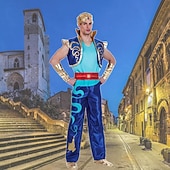 cheap Men&#039;s Costumes-Fairy Tale Arabian Nights Prince Aladdin Outfits Costume Storybook Characters Cosplay Movie Cosplay for Men&#039;s Girls&#039; Kid&#039;s Adults&#039; Halloween Carnival World Book Day Performance Educational Dress Up