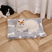 billige Hundesofatrekk-kattetepper for innekatter, ultramykt kjæledyrteppe til sengeunderlag, oppvarmede kattesenger, premium flanellduk selvoppvarmende kjæledyrpute for katter og hunder, koselig og beroligende katteteppe