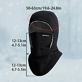 billige Hatter-Termisk balaklava for menn og kvinner, vindtett skihette med hørselbeskyttelse for utendørssport, sykling, fisking, fotturer, reiser - strikket polyesterstoff, maskinvaskbar