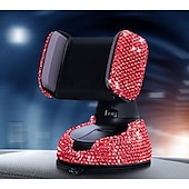 abordables Service de Véhicule-Support de téléphone réglable pour voiture, support de ventilation bling, ventouse multifonction, support rotatif pour tableau de bord, support de téléphone portable pour la navigation dans