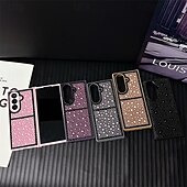 Недорогие Чехлы для Samsung-телефон Кейс для Назначение SSamsung Galaxy Z-образный сгиб 7 Z-сгиб 6 Z Fold 5 Z Fold 4 Кейс на заднюю панель Защита от удара ТПУ ПК