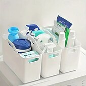 economico Organizzazione spazi-Contenitori morbidi rettangolari moderni, confezione da 3 - organizzazione multiuso del lavello della cucina, prodotti per la pulizia in stile giapponese &amp;Cestini portaoggetti da bagno con parte