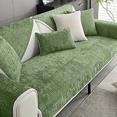 cheap Sofa Cover-Waterproof Antimicrobial Simple Chenille Fabric Anti-scratch Couch Cover