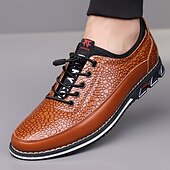 abordables Baskets-Baskets décontractées en similicuir texturé pour homme – chaussures à lacets légères pour la marche quotidienne, les voyages et le style urbain du week-end