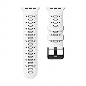 baratos Pulseiras de Apple Watch-Pulseira esportiva compatível com Apple Watch 42mm 44mm 45mm 49mm Fecho de metal resistente Pulseira de silicone ajustável Pulseira de substituição para iWatch Ultra 2 Series 9 8 7 SE 6 5 4