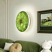abordables Apliques de pared para interior-Aplique de pared de mármol, apliques de pared modernos, apliques de pared de estilo rústico con pantalla de vidrio transparente, apliques de pared para sala de estar, dormitorio, escalera, baño,