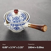 Недорогие Кухонная утварь и гаджеты-Чайник для заваривания чая с вращением на 360 градусов, портативный дорожный набор для кунг-фу, чашка для ленивого заваривания, быстрозавариваемая посуда с ситечком для домашнего офиса и использования