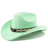 levne Klobouk Fedora-Pánské Sluneční klobouk Párty Čapka Divoký klobouk Černá Vodní modrá Polyester Vinobraní Módní Na běžné nošení ulice Denní Pevná barva Proti sluci Prodyšné