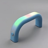 Недорогие Декоративные огни-6-цветная светодиодная подсветка ручки для стакана Stanley 40 унций/30 унций, удобная ручка для бутылки с водой для стакана Stanley, совместимая с аксессуарами для стакана Stanley 40 унций, подходит для использования на улице, на вечеринке, дома