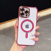 billiga iPhone-fodral-telefon fodral Till iPhone 16 Pro Max Plus iPhone 16 Plus iPhone 15 Pro Max Plus iPhone 15 14 Pro Max Plus Skal Magnet Stötsäker Akrylfiber