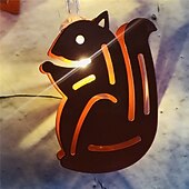 cheap Halloween Lights-Pinecone Squirrel Hedgehog Maple Leaf Shaped Light String Bedroom Living Room Decorative Light Festival Party Decoration Atmosphere Light Battery Box Power Supply 1.5m String Lights 10 LEDs   1 set