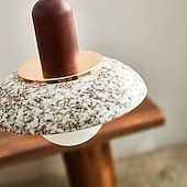 cheap Island Lights-Modern Handmade Ceramic Pendant Light, Metal Ceramic Material, 20cm Height, Warm White Light, G9, Adjustable Chain