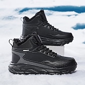 preiswerte Wanderstiefel-wasserdichte Winterwanderstiefel für Herren mit warmem Futter, rutschfeste Outdoor-Schneeschuhe für Trekking und Camping bei kaltem Wetter