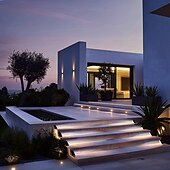 abordables Éclairage au sol-Lumières de Marche Solaire 2/4 Pcs Extérieures 13LEDs Lumières de Marches Solaires IP65 Étanches Lumières de Jardin pour Escaliers Pas de Patio Porte Avant Éclairage Décoration pour Halloween