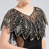 cheap Wedding Guest Wraps-Women&#039;s Wrap Elegant Sun Protection Short Sleeve Lace Wedding Wraps With Crystals For Formal Summer