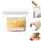 ieftine Depozitare de Bucătărie-Pungi de depozitare reutilizabile din folie de aluminiu pentru păstrarea prospețimii, de calitate alimentară, pentru fructe, legume, frigider, bucătărie &amp;depozitare în supermarketuri