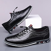 abordables Baskets-Baskets décontractées en similicuir texturé pour homme – chaussures à lacets légères pour la marche quotidienne, les voyages et le style urbain du week-end