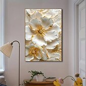 お買い得  植物画 プリント-プリント キャンバス地プリント - 抽象画 フローラル柄 近代の 伝統風 アートプリント